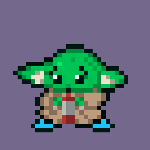 Pixel Grogu