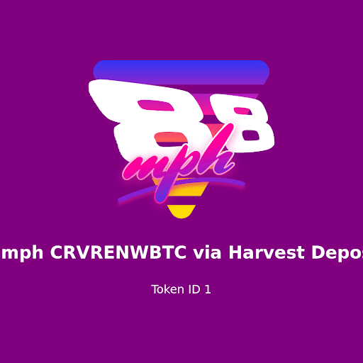 88mph CRVRENWBTC via Harvest Deposit