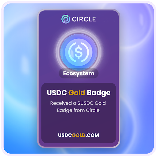 CIRCLE: USDC Gold Badge