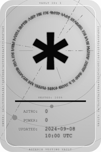 Asterix Vesting Vaults