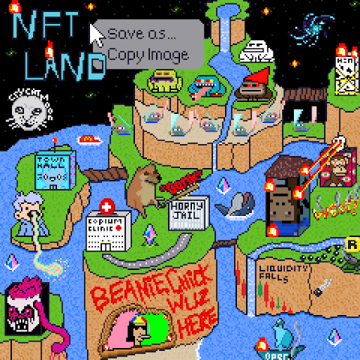 NFT LAND by Satoshi's Mom