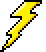 8 Bit Lightning Bolt