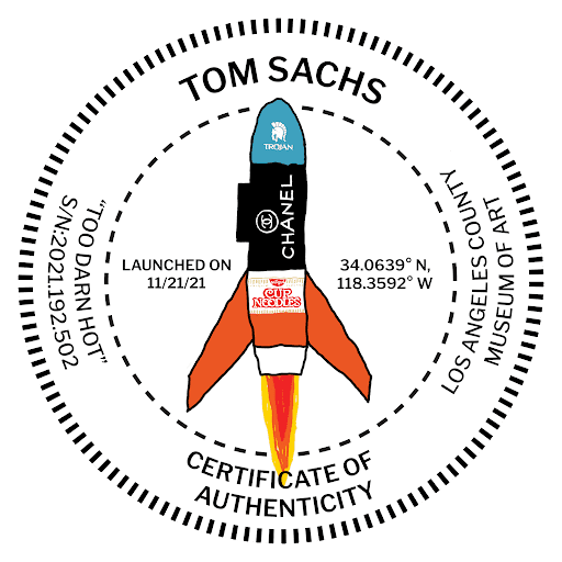 Tom Sachs: LACMA Print - Certificate of Authenticity