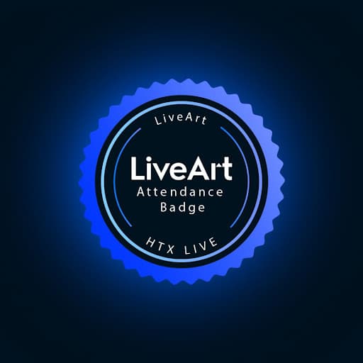 LiveArt Attendance Badge 1