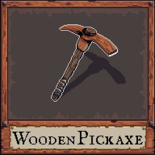 Wooden pickaxe