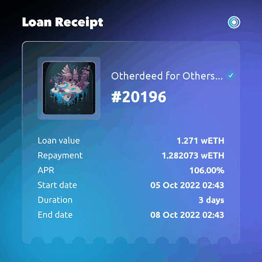 NFT Loan Ticket V2