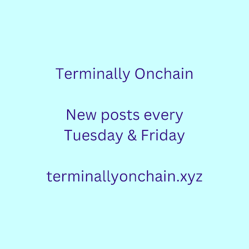 Terminally Onchain