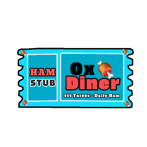 Ox Diner - Ham Stub