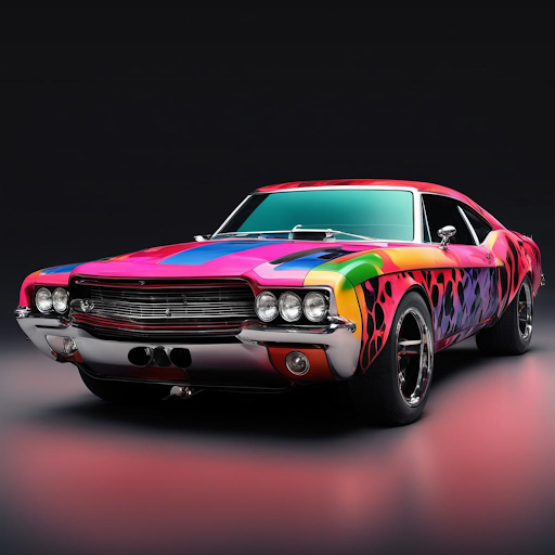 Harlequin Muscle Car