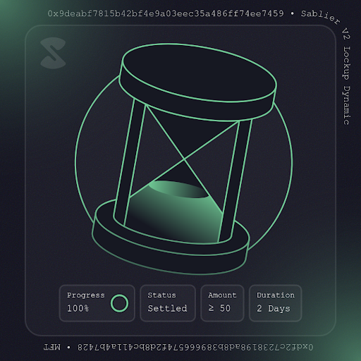 Sablier V2 Lockup Dynamic NFT