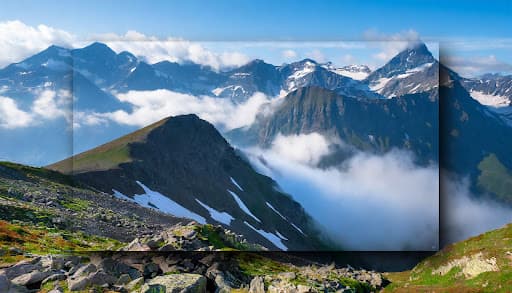 Mountains and Drop Shadows by Jan Robert Leegte