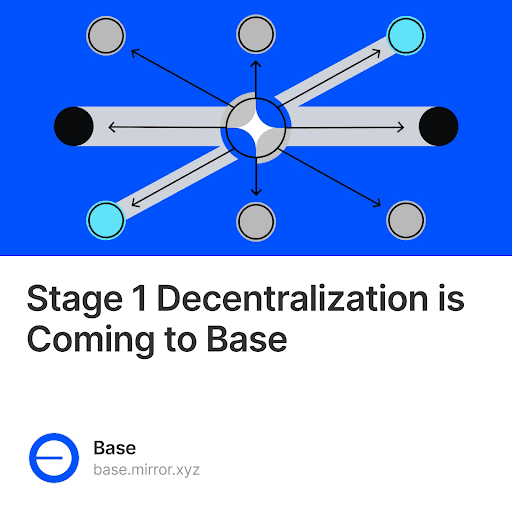 Stage 1 Decentralization is Coming to Base