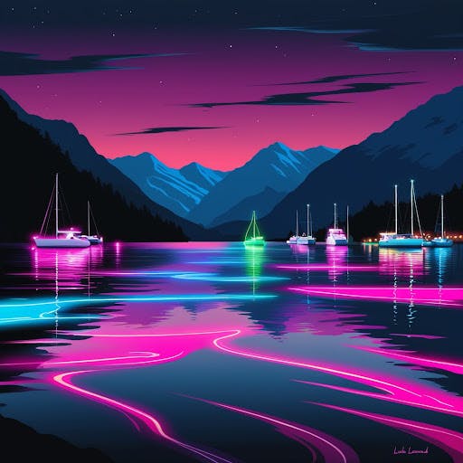 Neon Loch Lomond