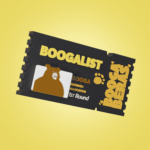 BOOGALIST BOOGA Ticket