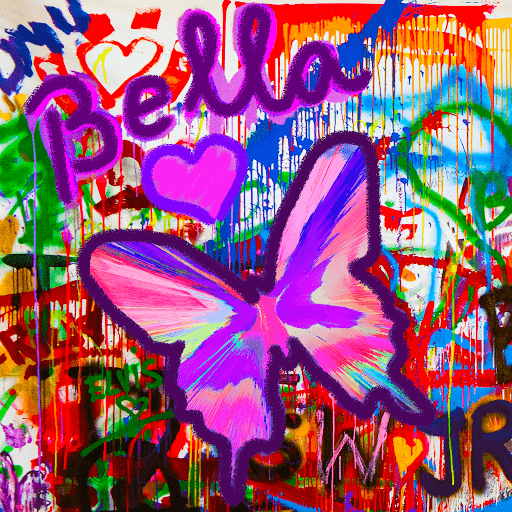 Punk Angels Graffiti Wall