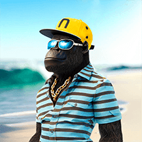 Destin Beach Ape Club Mascot