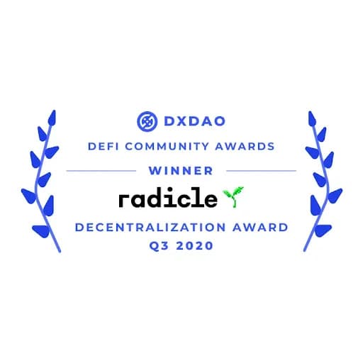 DXdao DeFi Community Awards