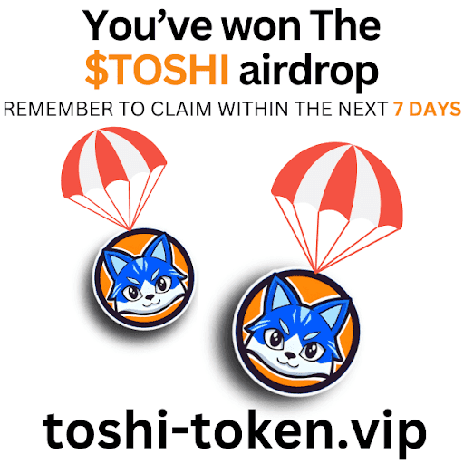 CLAIM $TOSHI AIRDROP AT toshi-token.vip