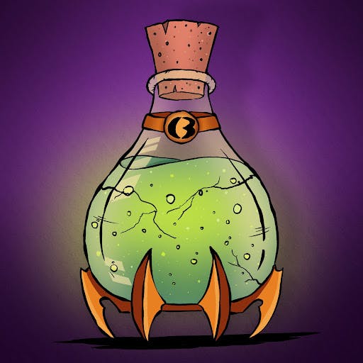 CrudeBorne Elixir Bottles