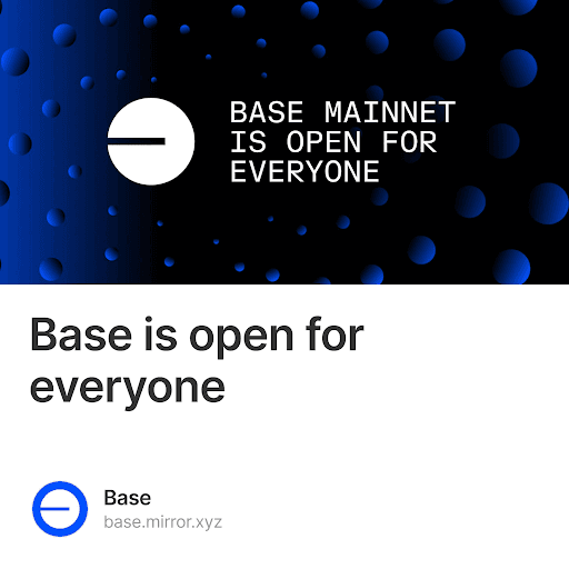 Base is open for everyone