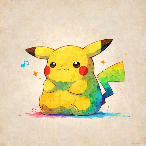 Rainbow Pikachu