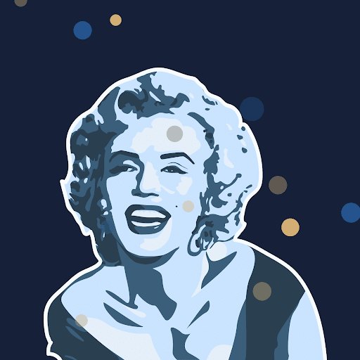 Modern Muse: Marilyn Monroe x Zeblocks Generative Art