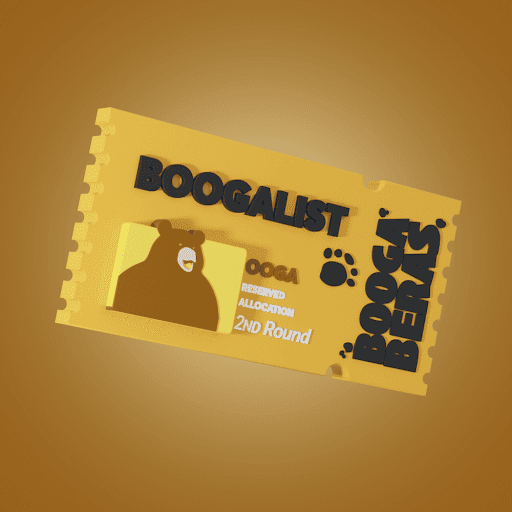 BOOGALIST OOGA Ticket