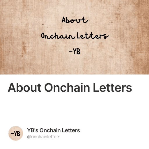 About Onchain Letters