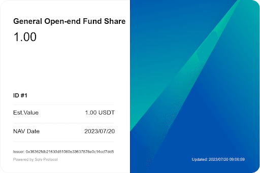 General Open-end Fund Share