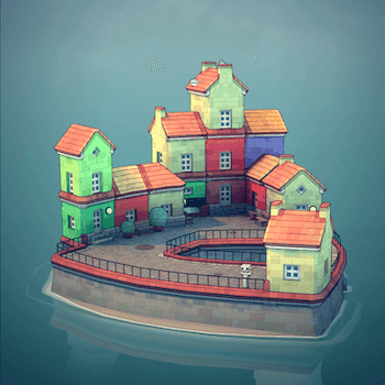 Isolated Town By The Sea