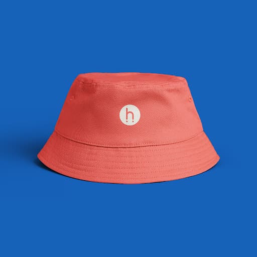 Hunt Town Bucket Hat (Salmon)