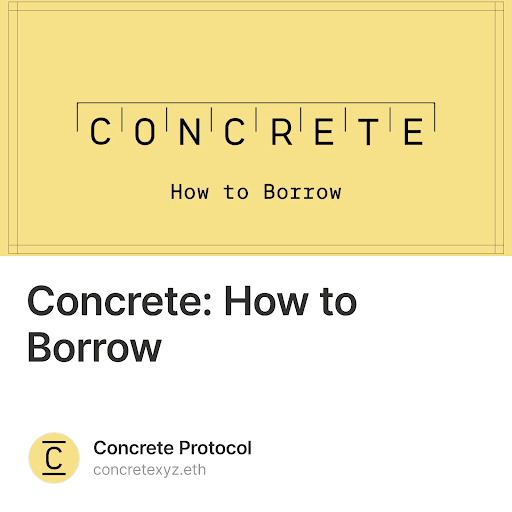 Concrete: How to Borrow