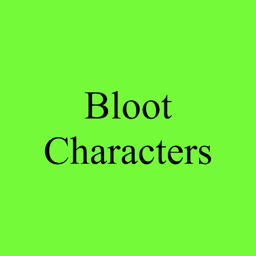 Bloot Characters