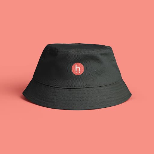 Hunt Town Bucket Hat (Black)