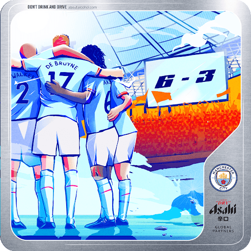 Brewed for Treble Success by Asahi Super Dry x Man City