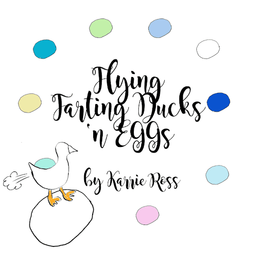 Flying Farting Ducks 'n EGGs by Karrie Ross