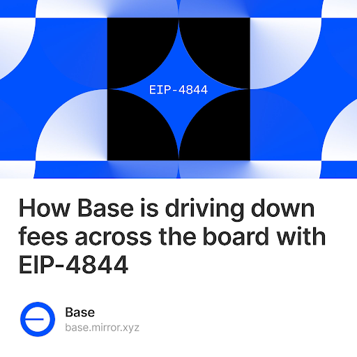 How Base is driving down fees across the board with EIP-4844