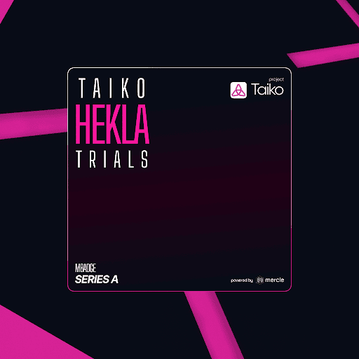 Taiko Hekla Trials MBADGE A