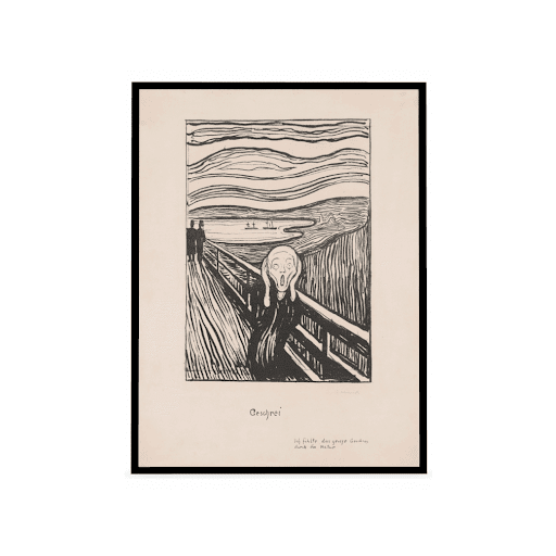 ElmonX The Scream, 1895 (litho)