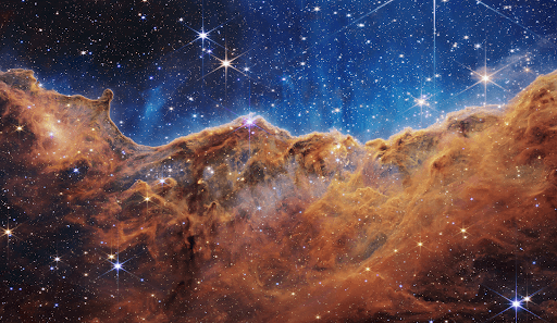 “Cosmic Cliffs” in the Carina Nebula (NIRCam Image)