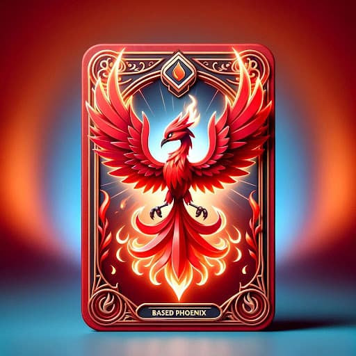 Based Phoenix Card - Red Edition