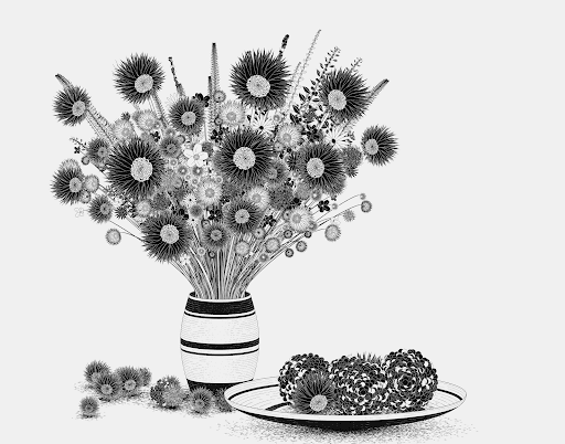 The Still Life Of Flowers