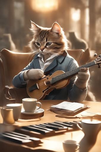 CoffeeCat-Musician