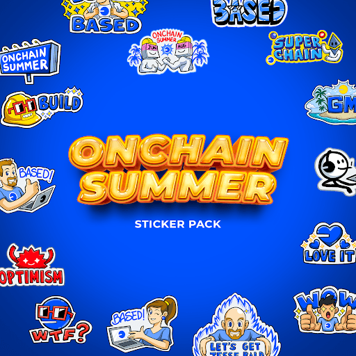 Onchain Summer Sticker Pack