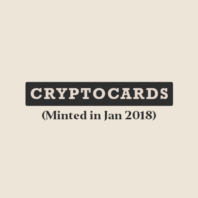 The CryptoCards Collection (2018)