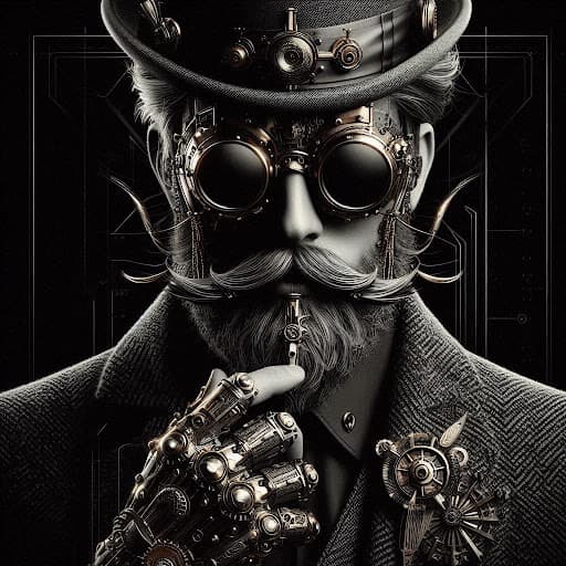 Steampunk man